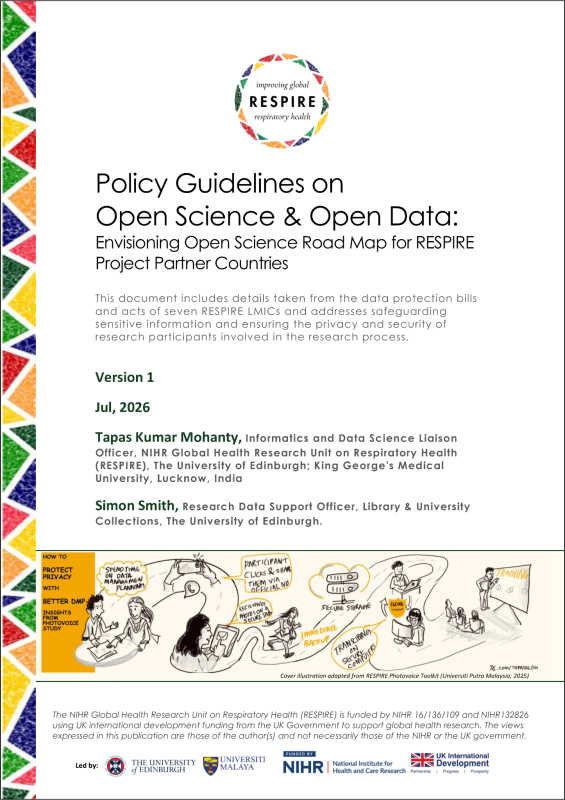 Cover for Policy Guidelines on Open Science & Open Data