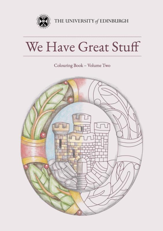 Book cover showing a castle within a circle which is partially coloured in.